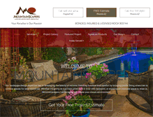 Tablet Screenshot of mountainscapers.com